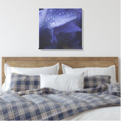 Paars Roos ventilator Canvas Afdruk (Insitu (Slaapkamer))