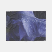 Paars Roos ventilator Fleece Deken (Voorkant (Horizontaal))