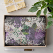  Paars Roos - Weefselpapier Tissuepapier (Geschenk)