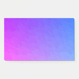 Paars roze blauw ombre vlammenpatroon Jumbo Post Post-it® Notes