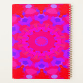 Paars, roze en Oranje Mandala Planner (Achterkant)