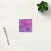 Paars Roze Geruite Patchwork Patroon Post-it® Notes (Kantoor)