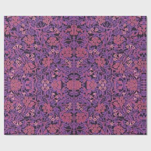  Paars-Roze Jasmine door William Morris Cadeaupapier (Vlak)