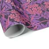  Paars-Roze Jasmine door William Morris Cadeaupapier (Rol Hoek)