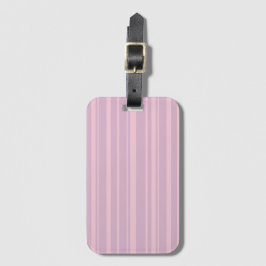 Paars & Roze Lijn Patroon Bagagelabel
