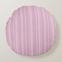 Paars & Roze Lijn Patroon Rond Kussen