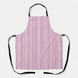 Paars & Roze Lijn Patroon Schort