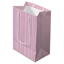 Paars & Roze Lijnpatroon Medium Cadeauzakje