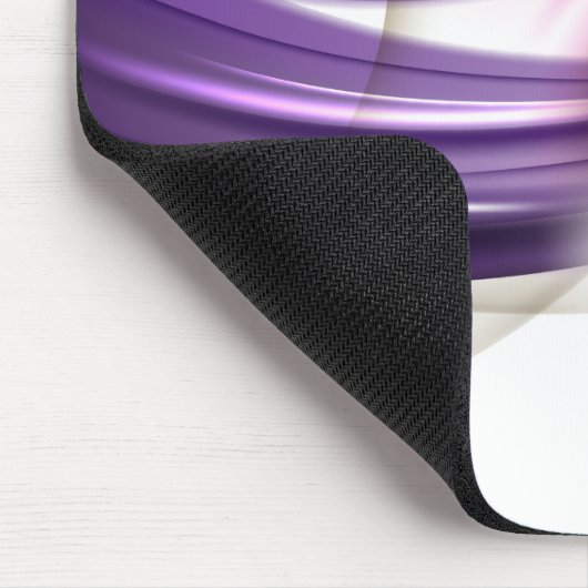 Paars-roze Waves Mousepad Muismat (Hoek)