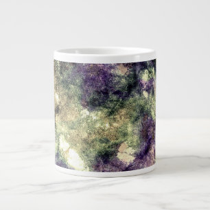 Paars roze zwarte kleurrijke abstracte grunge jumbo beker