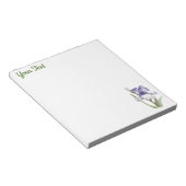 Paars Ruffled Iris Notitieblok (Schuin)