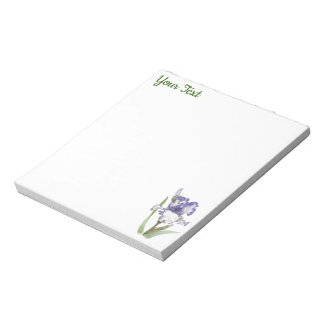 Paars Ruffled Iris Notitieblok