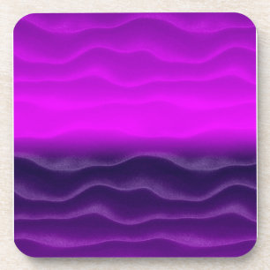 Paars Sand Dunes Abstract Bier Onderzetter