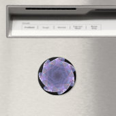paars scallopaat fractal magneet (Insitu (Vaatwasser))