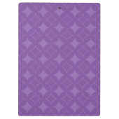 Paars scheepspatroon klembord (Achterkant)
