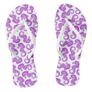 Paars Seahorse Teenslippers