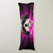 Paars Shih Tzu Lichaamskussen (Voorkant Verticaal)