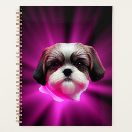 Paars Shih Tzu Planner (Voorkant)