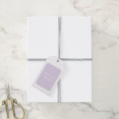 Paars simpply Elegant Wedding Cadeaulabel (Met Touw)