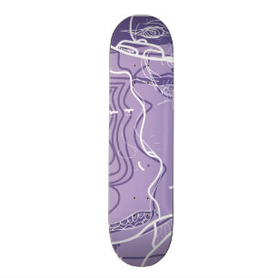 Paars Skateboard