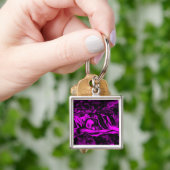Paars Sleutelhanger (Hand)