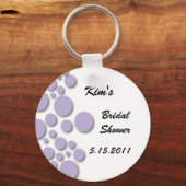 Paars Sleutelhanger Vrijgezellenfeest (Voorkant)