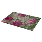 Paars snijplaat Tulpen Snijplank (Hoek)