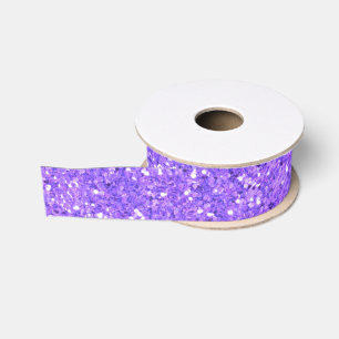 Paars spinkelaarspatroon grosgrain lint