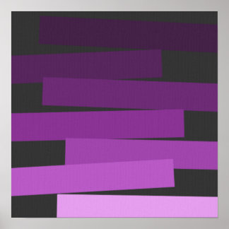 paars_stappen_canvas poster