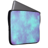 Paars Storm Cloud Effect Electronics Bag Laptop Sleeve (Voorkant Rechts)