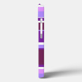 Paars strepen Hoesje-Mate iPhone draagtas Case-Mate iPhone Case (Achterkant / Links)