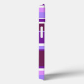 Paars strepen Hoesje-Mate iPhone draagtas Case-Mate iPhone Case (Achterkant / Rechts)