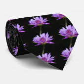 Paars Stropdas Lotus Waterlily (Opgerold)