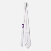 Paars Stropdas voor het vragenuur (Achterkant)