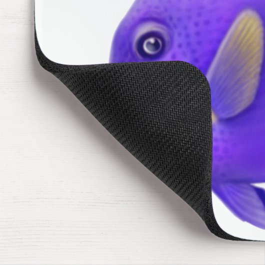 Paars Tang Reef Fish Mousepad Muismat (Hoek)