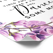 paars teenslippers bruiloft poster (Hoek)