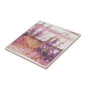 Paars Tegeltje (Zijkant)