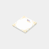 Paars The Queen Square Post-it Notes (Schuin)