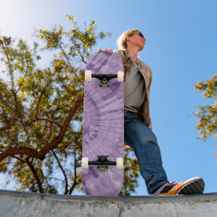 Paars Tie Dye Skateboard