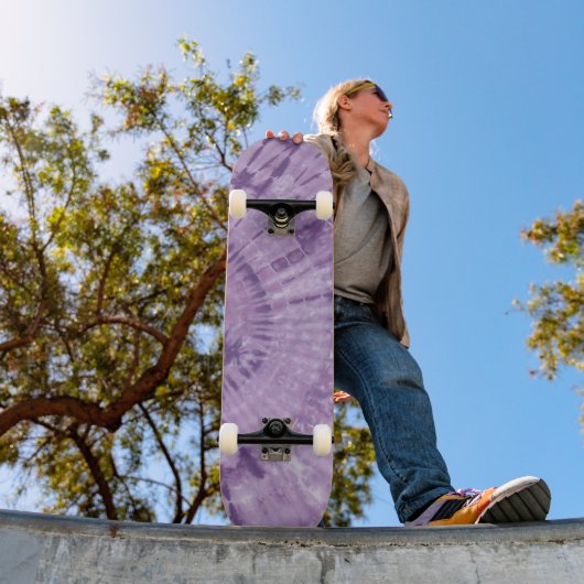 Paars Tie Dye Skateboard (Buiten 1)