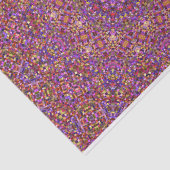 Paars Tile Pattern Kaleidoscope Tissuepapier (Detail)