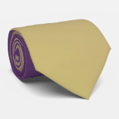 Paars tot Geel Goud Ombré Stropdas (Opgerold)