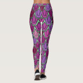 Paars Tulip Field Leggings (Achterkant)