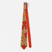 Paars Tulip Field Stropdas (Voorkant)