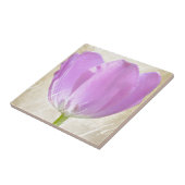 Paars Tulp Paper-patroon Tegeltje (Zijkant)
