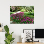 Paars Tulpen (3033) Poster (Thuiskantoor)