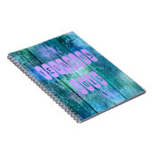 Paars Turquoise Valentijn Notitieboek februari 201 (Rechterzijde)