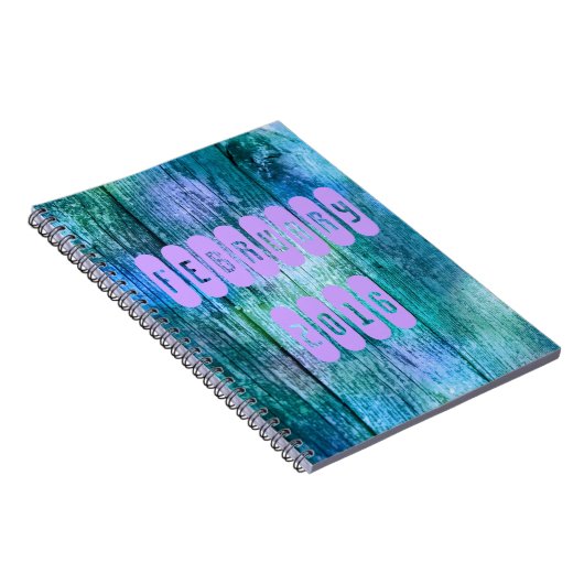 Paars Turquoise Valentijn Notitieboek februari 201 (Rechterzijde)