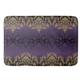 paars, ultraviolet, vocht, , patroon, goud, ch badmat (Voorkant)