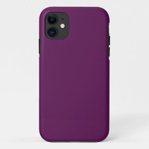 Paars van druiven (vaste kleur) iPhone 11 hoesje
